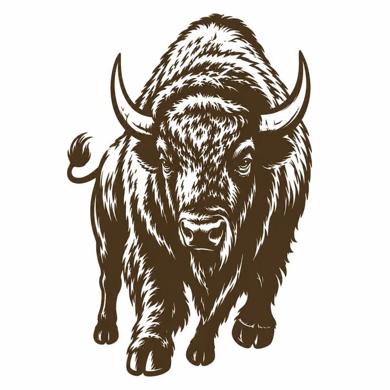 Bison Peptides bison mascot